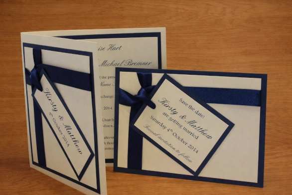 Wedding save the dates and invitations Colchester