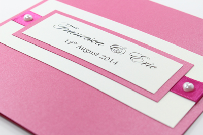Wedding invitations to suit all budgets handmade in Braintree, Essex 
