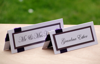 printed table name cards
